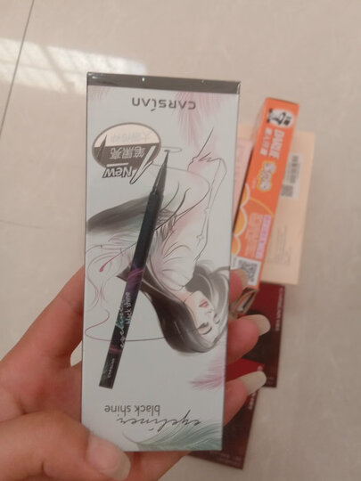 卡姿兰(Carslan)大眼睛持久液体眼线笔 (防水不晕染眼线液笔 防汗不易脱色)2ml 新老包装随机发 晒单图