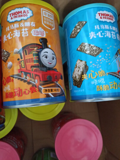 小火车Thomas橄榄油海苔 托马斯韩国进口宝宝零食儿童海味即食紫菜21g 晒单图