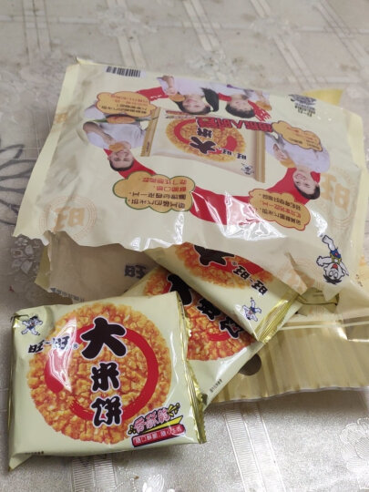 旺旺 大米饼 膨化食品 零食饼干下午茶  原味 400g 晒单图