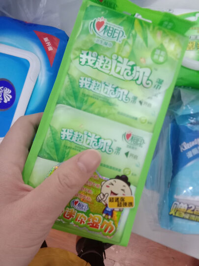 心相印 京东JOY联名礼盒装 超迷你系列湿巾(8片*8包)*3提 晒单图