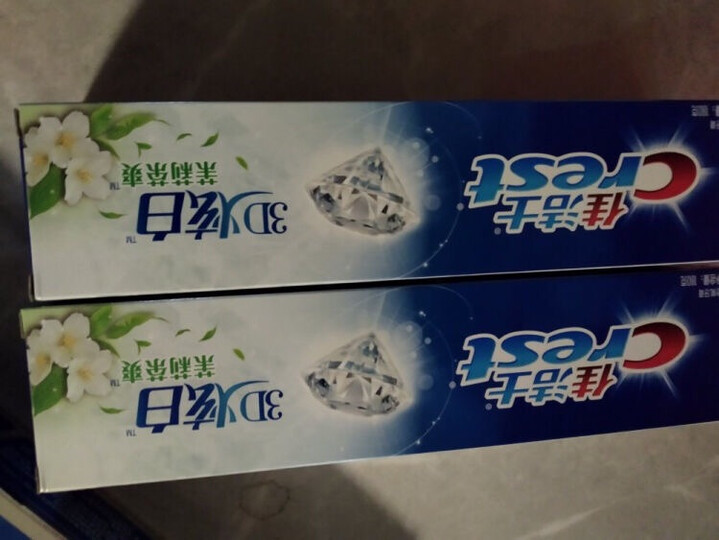 佳洁士(Crest)3D炫白双效牙膏180g6支装鹿晗定制装(新老包装随机发货) 晒单图