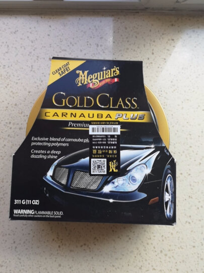 美光（Meguiar's）金装养护蜡3M上光抛光棕榈蜡黑白车蜡各色通用汽车用品G7014 晒单图