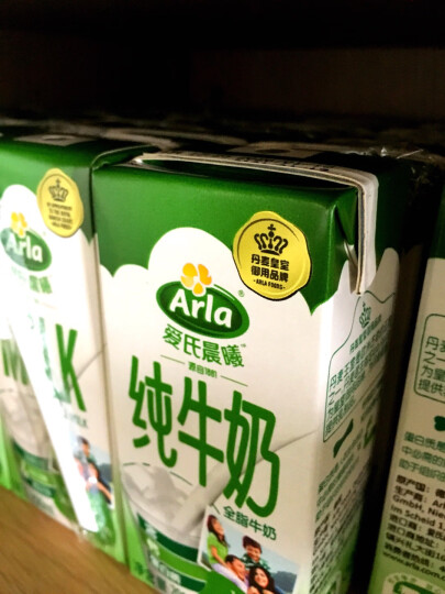 欧洲进口 Arla爱氏晨曦全脂纯牛奶200ml*24+全脂高钙速溶成人奶粉400g袋装 营养组合 晒单图