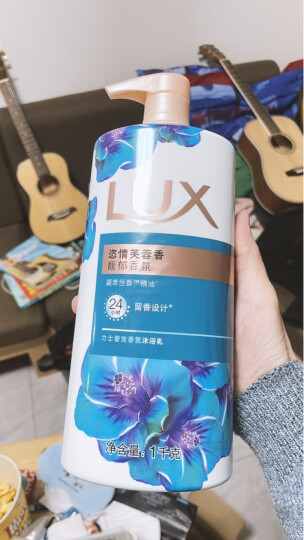 力士（LUX）精油香氛沐浴露幽莲1kg+恣情1kg送旅行装550g或补充装600g家庭装 晒单图