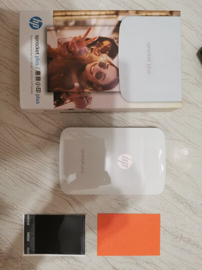 惠普(HP)小印Sprocket 100(白) 手机口袋照片打印机 年会礼品 圣诞节日礼物 蓝牙连接 手账 晒单图