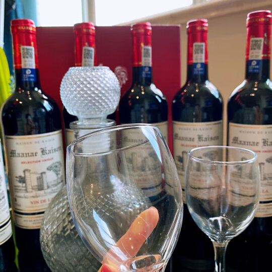 曼拉维（MAANAE）【含酒具】法国原瓶进口红酒 凯旋干红葡萄酒750ml*6瓶 礼盒装 晒单图