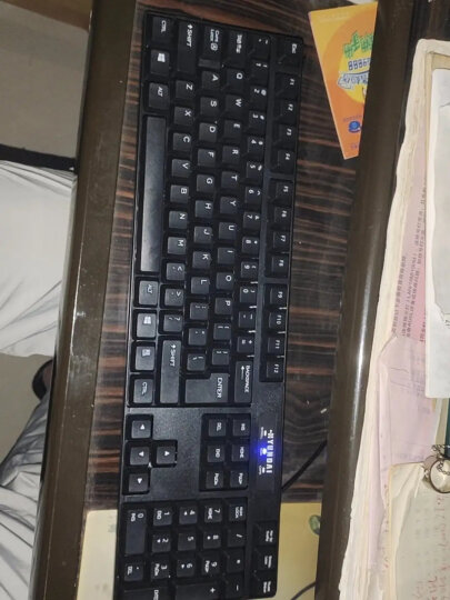 现代(HYUNDAI)有线键鼠套装 台式机专用键盘鼠标套装 电脑键盘鼠标 黑色 MA71 晒单图