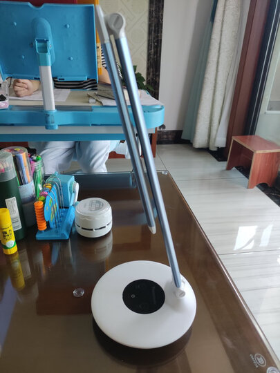 松下(Panasonic)国A级减蓝光护眼台灯六段/连续调光工作阅读儿童学生学习台灯 HHLT0610蓝色 晒单图