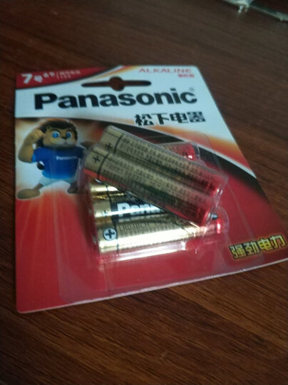 松下(Panasonic)原装进口5号数码碱性电池12粒适用于相机玩具遥控器 LR6LAC 晒单图