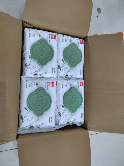 好孩子(gb)婴儿卫生湿巾 橄榄滋养湿巾80片*8包 新生儿湿纸巾 晒单图