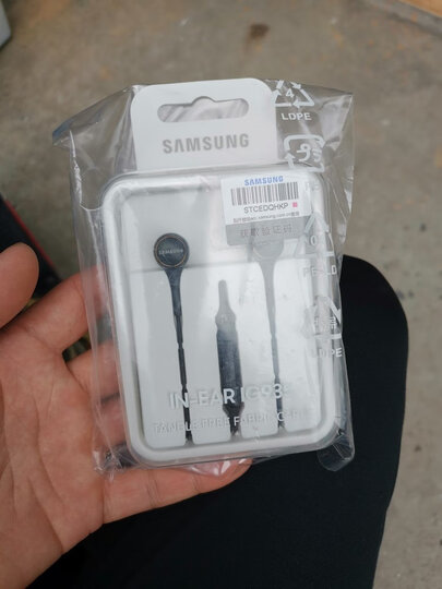 三星耳机原装 iG935耳机 Note8 s10 S8 S7 S9 线控 音乐耳机 通话入耳式耳机 黑色 晒单图