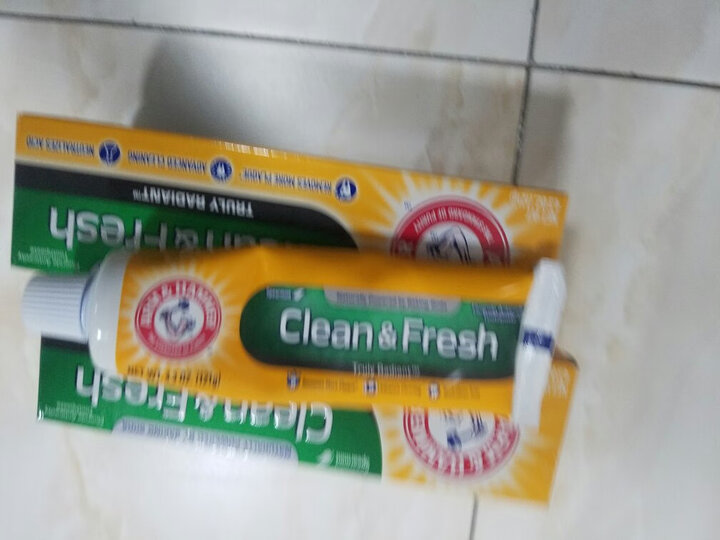 艾禾美(ARM&HAMMER)小苏打牙膏白牙去烟渍去黄牙健齿优护牙膏178g 美国进口 晒单图