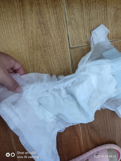 妈咪宝贝MamyPoko纸尿裤S104片【4-8kg】云柔新生婴儿尿不湿 晒单图
