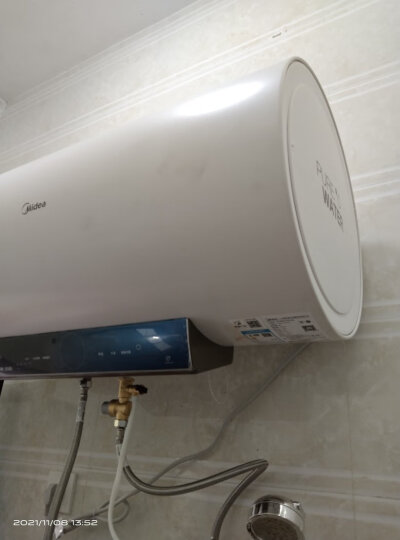 美的（Midea）速热60升电热水器 5.3倍大水量 健康洗 一级节能专利无缝内胆 智能家电F60-15WB5(Y) 晒单图