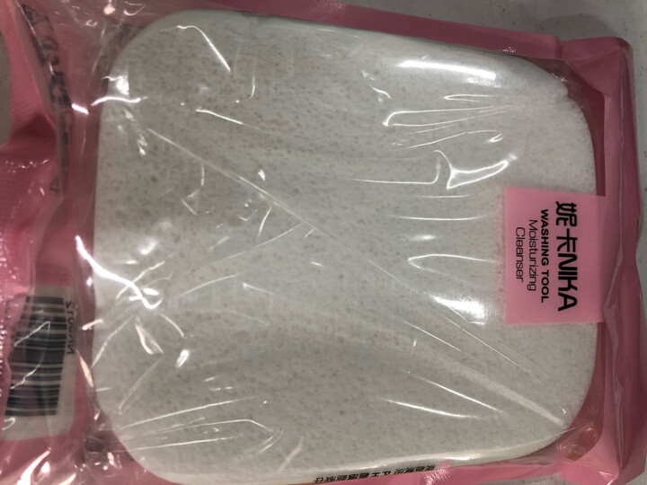 妮卡(NIKA)牛奶亲肤洁面洗脸扑1个装(面部清洁 柔软海绵) 晒单图