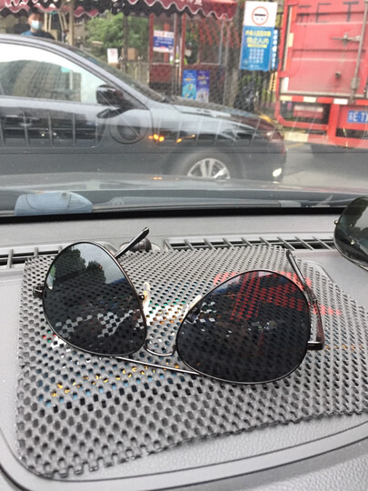 威古氏(VEGOOS)太阳镜男款偏光墨镜司机驾驶眼镜男士蛤蟆镜3025M 银框灰片镜面水银 标准码 晒单图