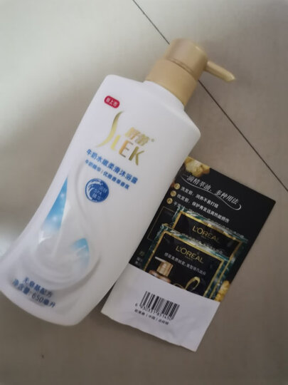 舒蕾(SLEK)洗发水山茶花焗油莹亮滋养毛发600ml男女通用 洗发露(新老包装随机发放) 晒单图
