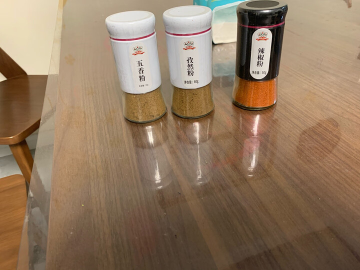 吉得利 白胡椒粉 60g 玻璃瓶装 胡辣汤熬汤调味品 烧烤调味料研磨香料 晒单图