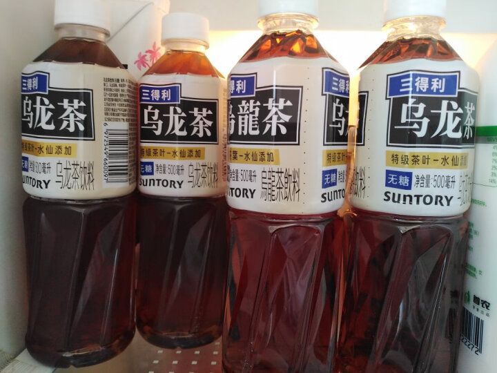 三得利无糖黑乌龙茶饮料 0糖0脂0能量高浓度茶多酚 350ml*24瓶整箱装 晒单图