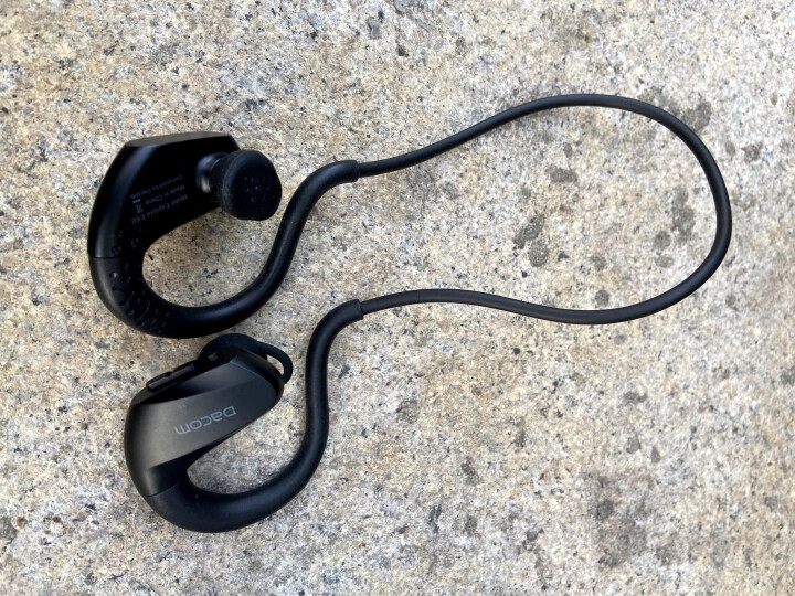 dacom Athlete 运动蓝牙耳机跑步耳机双耳音乐无线入耳头戴式适用于苹果安卓通用版 红色 晒单图