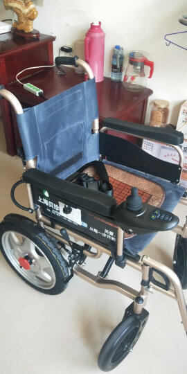 BEIZ 贝珍电动轮椅车残疾人电动 轻便可折叠智能全自动升级纪念款 10安锂电池 晒单图