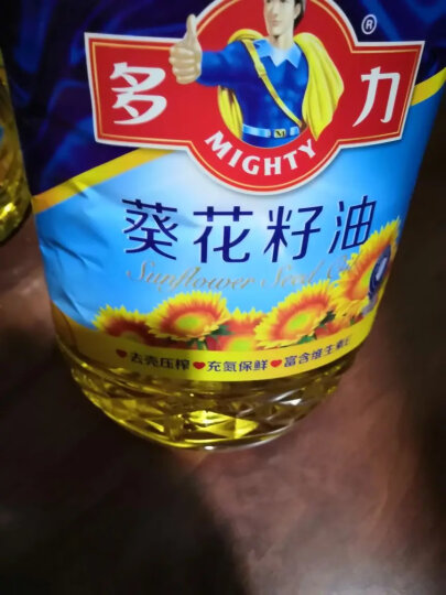 多力葵花籽油5L+238ml 食用油 物理压榨 含维生素e 零反式脂肪酸 晒单图