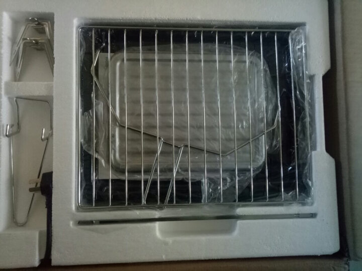 美的（Midea）多功能风炉烤箱家用32L 3D热风 搪瓷内胆 双层门保护电烤箱T3-L324D二代 晒单图