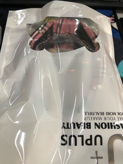 优家(UPLUS)弹力魔术贴洗脸化妆美容束发带(颜色随机)(运动居家发带发箍 卸妆头带包头巾) 晒单图