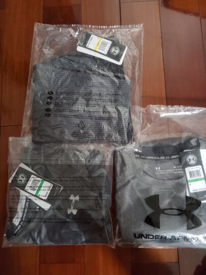 安德玛（UNDERARMOUR）【我可以47】同款HeatGear男子轻盈训练运动长袖紧身衣1257471 黑色001 XL 晒单图