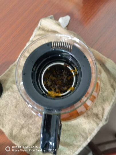 紫丁香 玻璃茶壶大容量304不锈钢内胆加厚耐热双环扣手柄泡茶壶办公茶具 晒单图