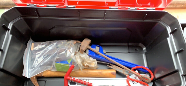 万克宝（WORKPRO）W083025N 四层塑料工具箱家用收纳箱 手提式车载中号美术箱14.5英寸 晒单图