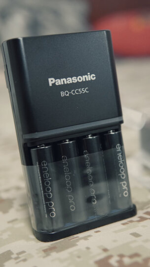 爱乐普（eneloop）充电电池5号五号4节高容量套装适用相机玩具KJ55HCC40C含55快速充电器 晒单图