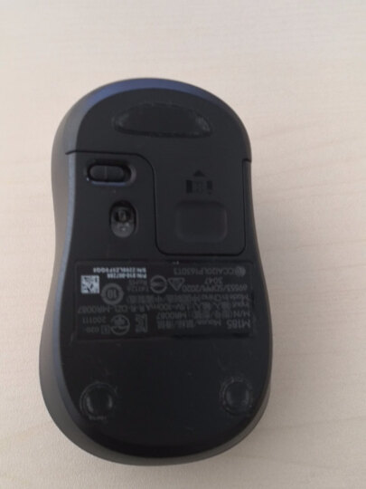 罗技（Logitech）M185鼠标 无线鼠标 办公鼠标 对称鼠标 黑色灰边 带无线2.4G接收器 晒单图