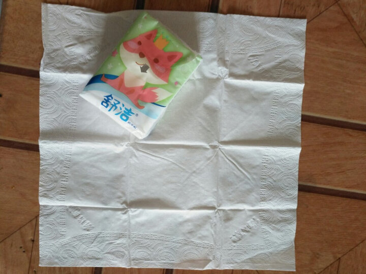 舒洁(Kleenex)手帕纸 小熊印花迷你纸巾40包装 晒单图