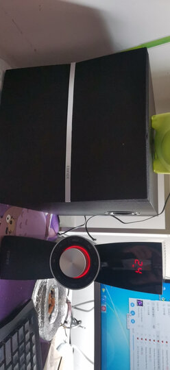 漫步者(EDIFIER)C2XB 外置功放 2.1多媒体蓝牙音箱 音响 电脑音箱 黑色 晒单图