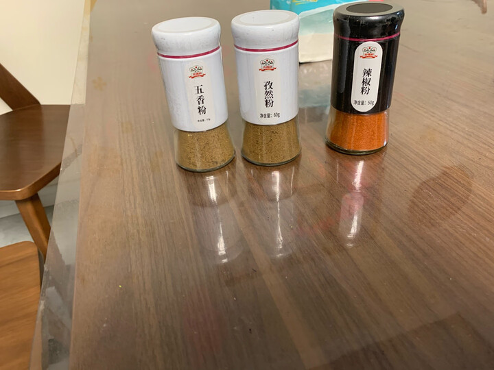 吉得利 白胡椒粉 60g 玻璃瓶装 胡辣汤熬汤调味品 烧烤调味料研磨香料 晒单图
