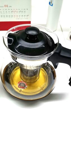 紫丁香 泡茶壶耐热玻璃茶水壶大容量带过滤花茶壶防撞耐用家用办公茶具 晒单图
