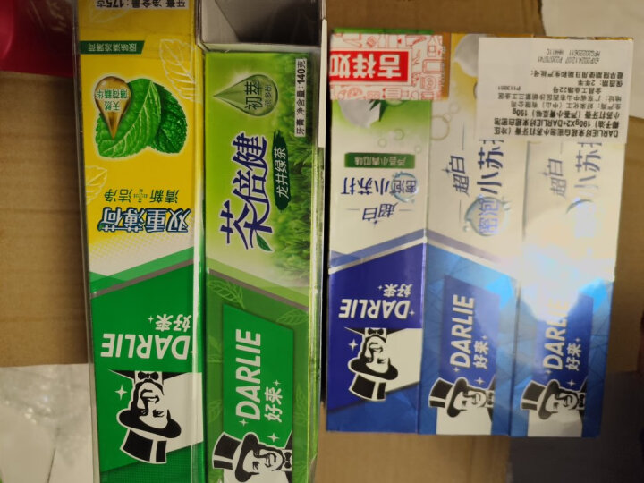 DARLIE好来(原黑人)茶倍健杭菊龙井牙膏140g（新旧包装随机发放） 晒单图