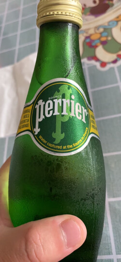 Perrier巴黎水（Perrier）法国原装进口气泡水原味天然矿泉水500ml*24瓶 晒单图