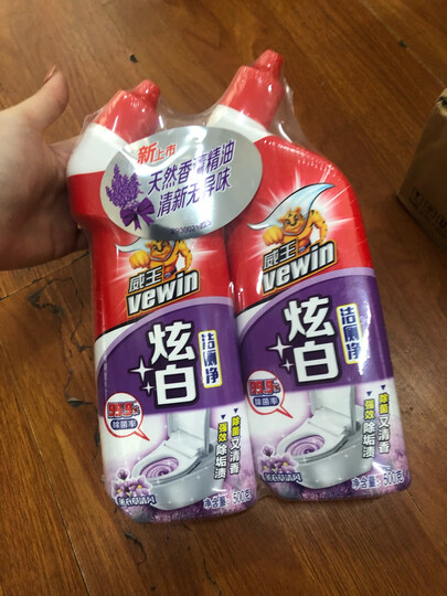 威王 除重垢马桶清洁剂500g*2 松木清香 家用洁厕精 洁厕液 厕所去污 深层洁净洗手间专用 晒单图