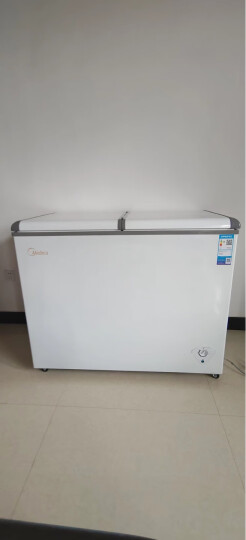 美的（Midea）220升 双温展示柜家用商用囤货冰柜 大容量冷柜 蝶形推拉玻璃双门冷藏冷冻卧式冰箱 BCD-220VM(E) 晒单图