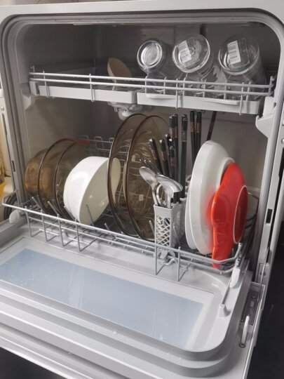 松下（Panasonic）洗碗机家用台式全自动洗涤剂 免安装 6套大空间 高温除菌烘干 洗碗粉套装 超级新品：NP-K8RSH2A 晒单图