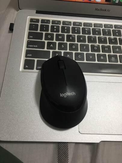 罗技(Logitech)M275(M280) 鼠标 无线鼠标 办公鼠标 右手鼠标 黑色 带无线2.4G接收器 晒单图