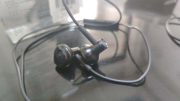小米双单元半入耳式耳机 黑色 动圈+陶瓷喇叭双单元声学架构 高韧性线材+微机电麦克风线控 晒单图