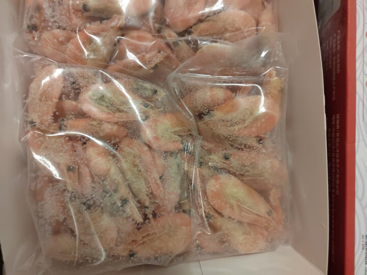 鲜京采 北极甜虾1.5kg/盒  90/120规格 MSC认证 晒单图