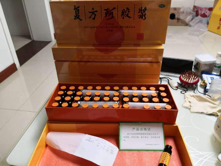 东阿阿胶 阿胶补血颗粒 30袋 益气养血补血 晒单图