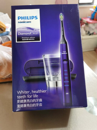 飞利浦（PHILIPS）电动牙刷钻石刷9系 成人声波震动牙刷 钻石牙刷升级款 三档力度四种模式 送男友女友生日 母亲节礼 HX9911深海蓝+刷头HX9063 晒单图