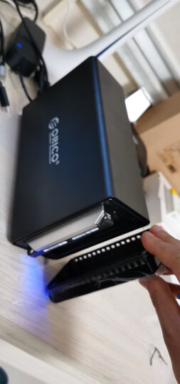奥睿科（ORICO）硬盘柜多盘位3.5英寸台式机械硬盘USB3.0磁盘阵列存储外置外接移动RAID柜铝合金双盘位NS200RU3 晒单图