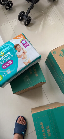 帮宝适绿帮纸尿裤NB96片(0-5kg)小码婴儿尿不湿超薄干爽 晒单图