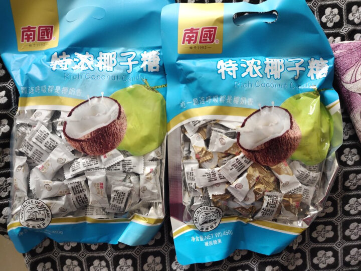 海南特产 南国 喜糖果零食年货女生日礼物万圣节 特浓椰子糖 450g 晒单图